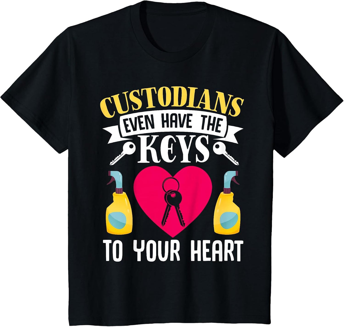 School Caregiver Appreciation T-Shirt - Black