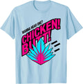 Men's Wanna Hear One? Chicken Butt Funny Chicken Lover Novelty T-Shirt - Baby Blue