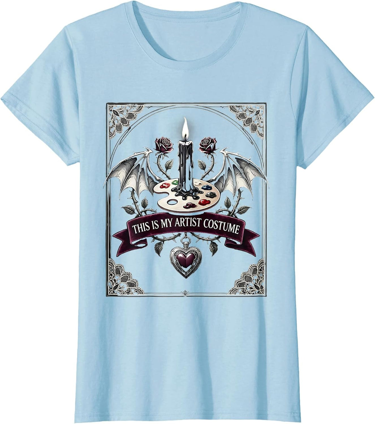 This Is My Artist Costume Halloween Design T-Shirt - Baby Blue