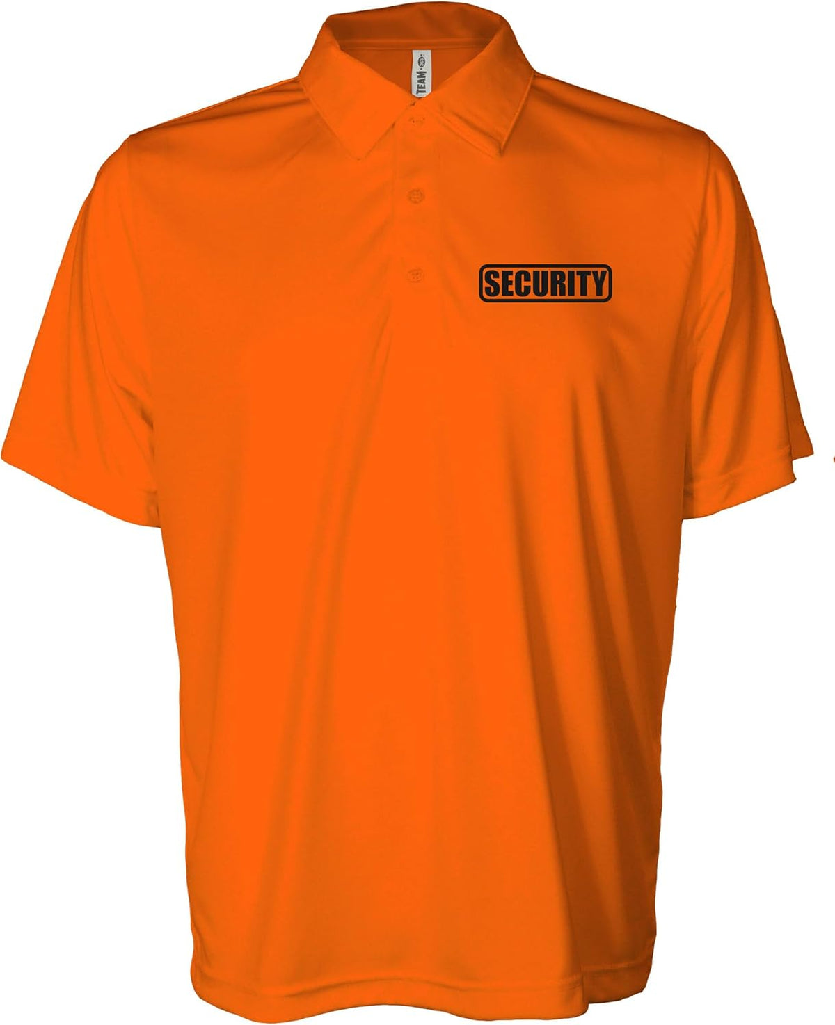 Conspiracy Tee Security Polo with Reflective Design front and back, Performance Polo w/Moisture Wicking Technology -