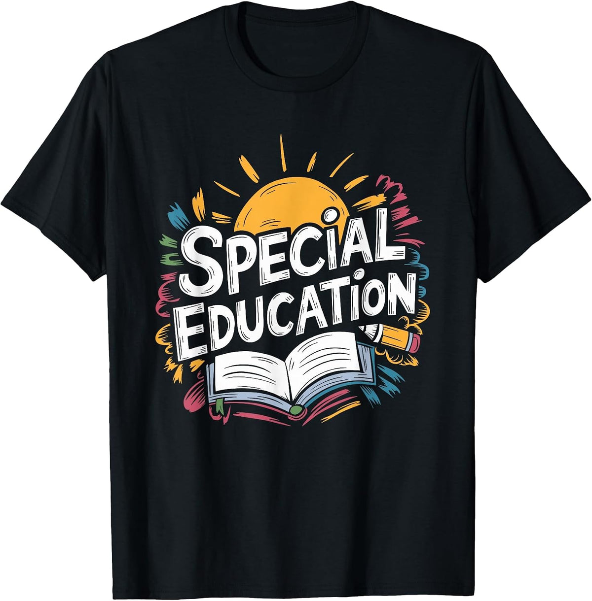 Sped Teacher Special Education Teacher, Special Educator T-Shirt - Black
