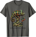 My Human Appearance Is Really A Chameleon Funny T-Shirt - Asphalt Grey