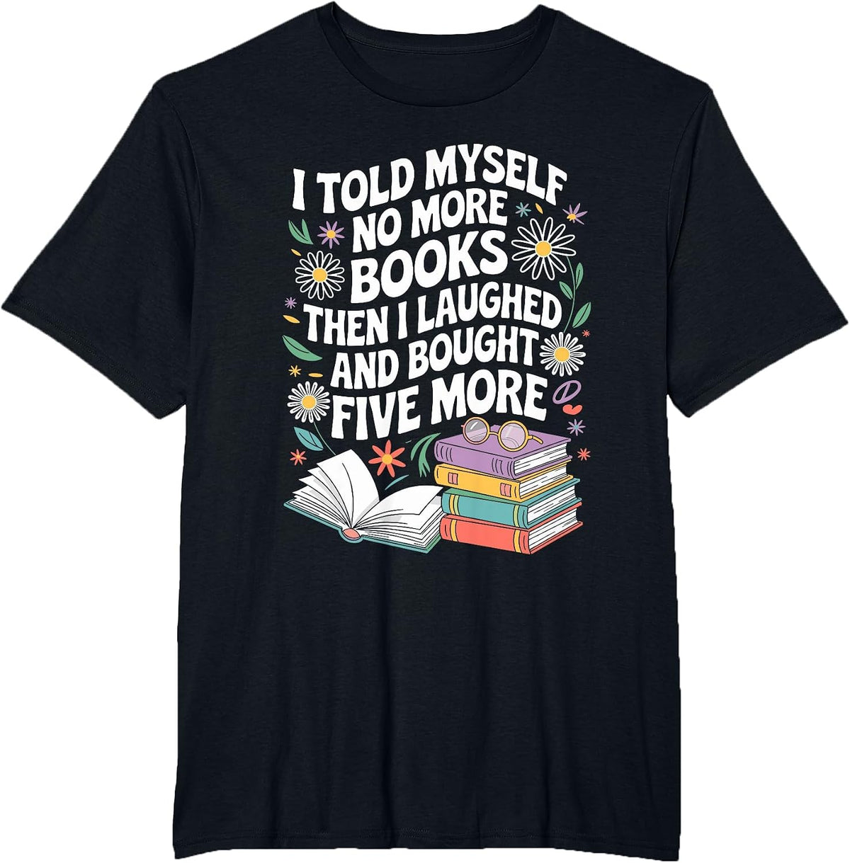 Reading Teacher for Readers and Bookworms T-Shirt - Black