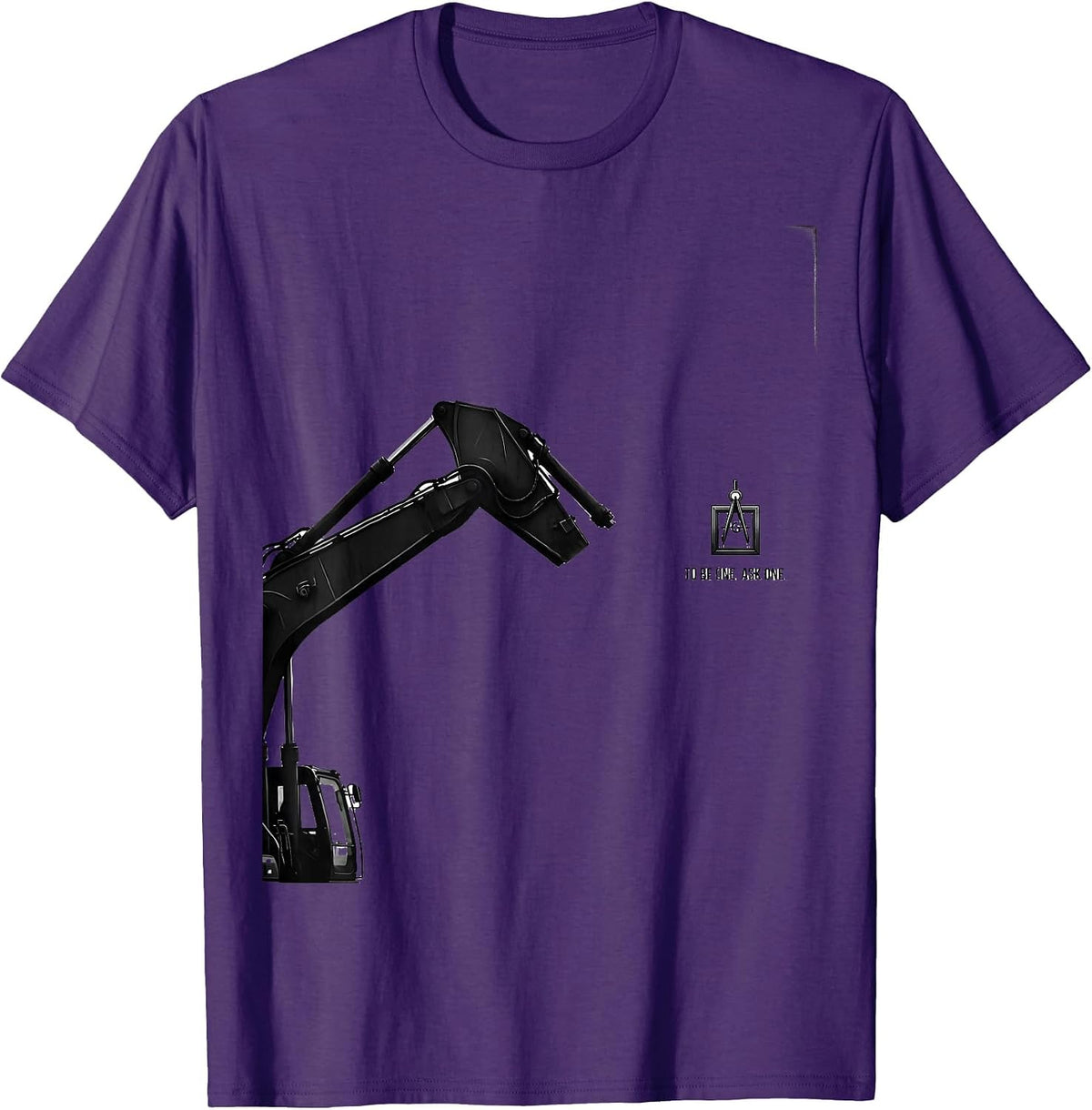 To Be One, Ask One Masonic Fraternal Pride Freemason Lodge T-Shirt - Purple