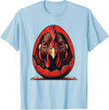 Men's You Looked Anyway — Chicken! Funny Chicken Lover Novelty T-Shirt - Baby Blue