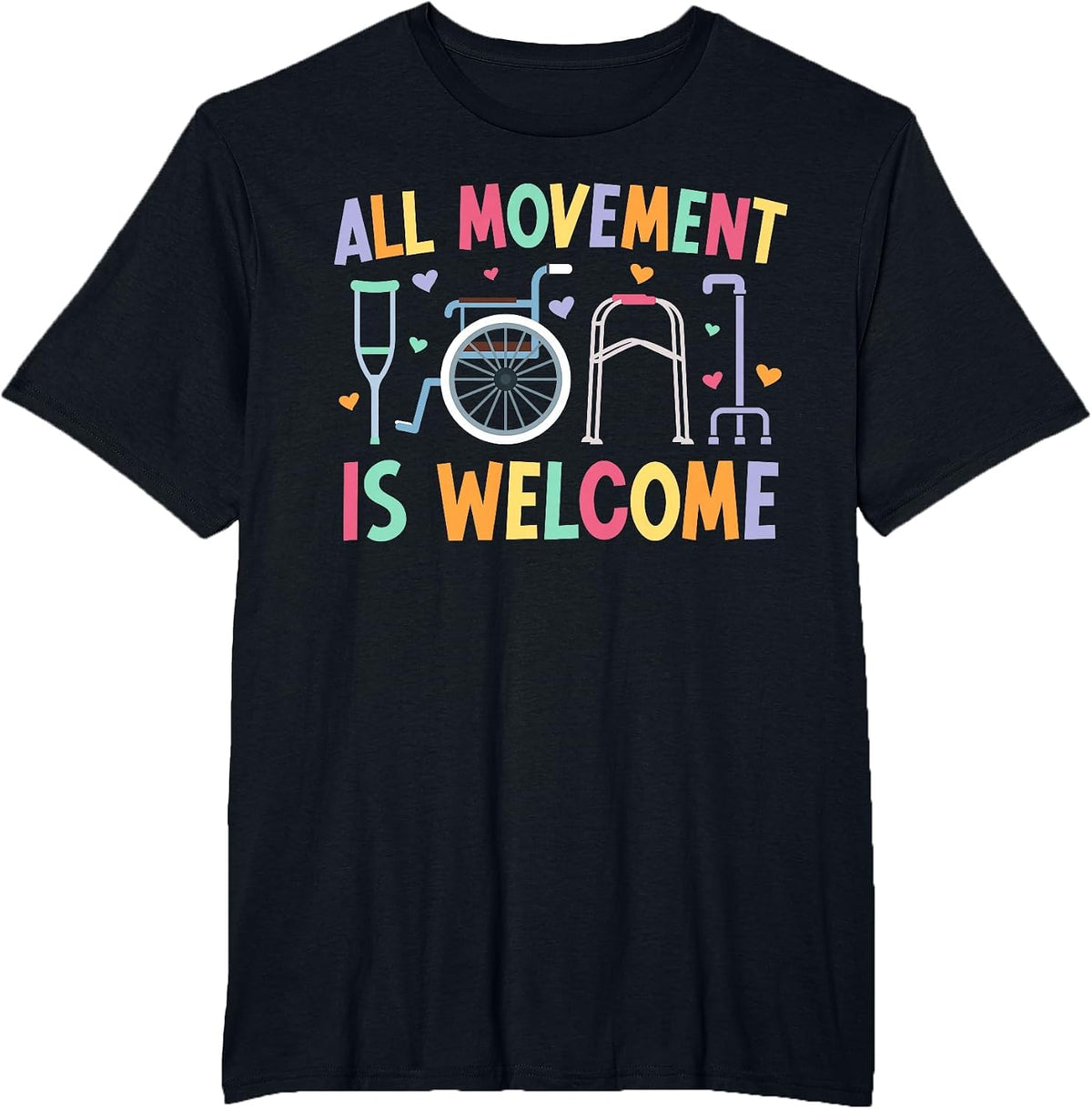 Funny Physical Therapist Physical Therapy Month T-Shirt - Black