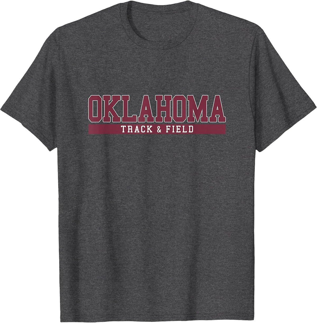 Oklahoma Track & Field T-Shirt - Dark Heather Grey
