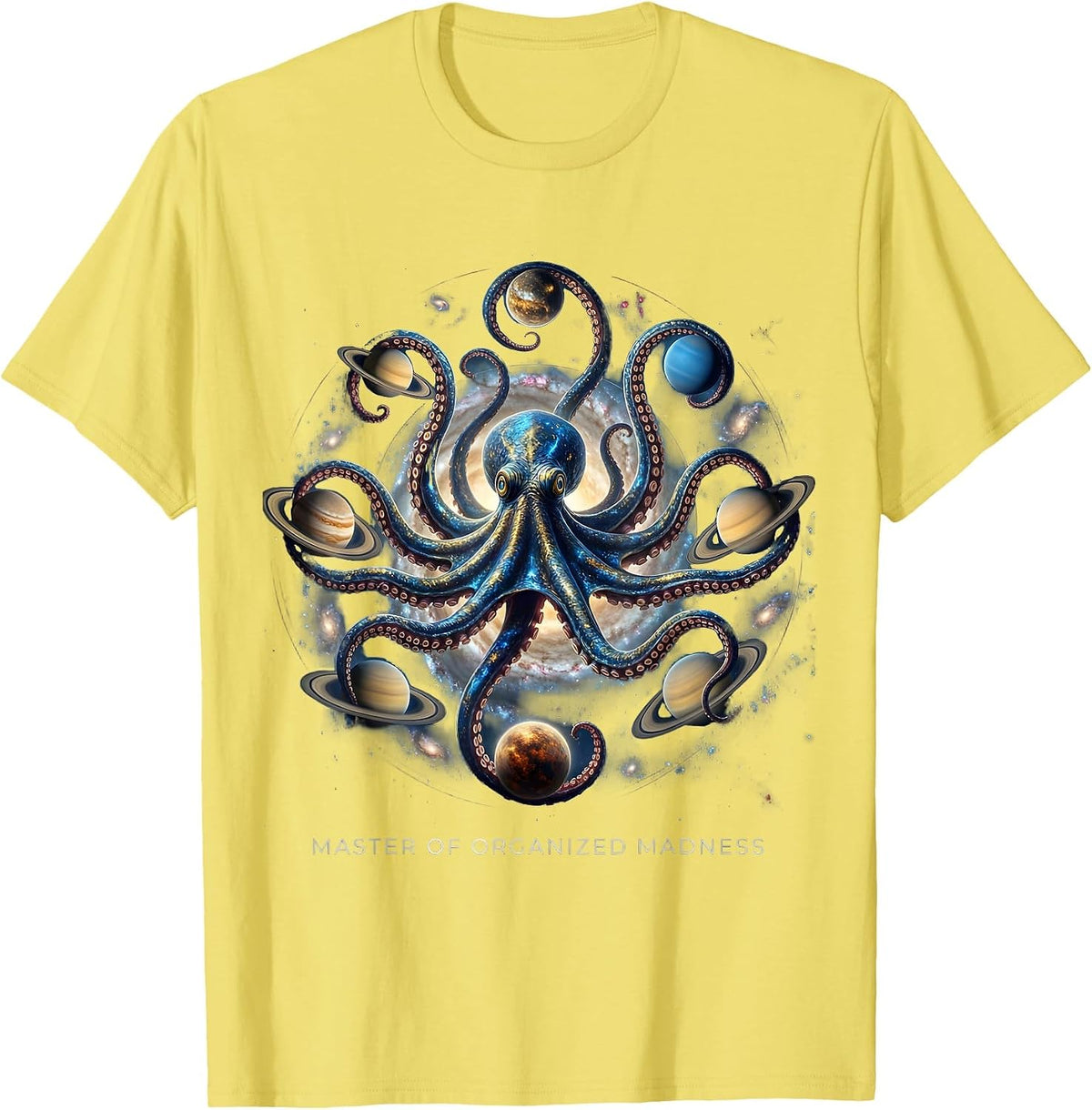Men's Chaos Coordinator Master of Organized Madness T-Shirt - Lemon Yellow