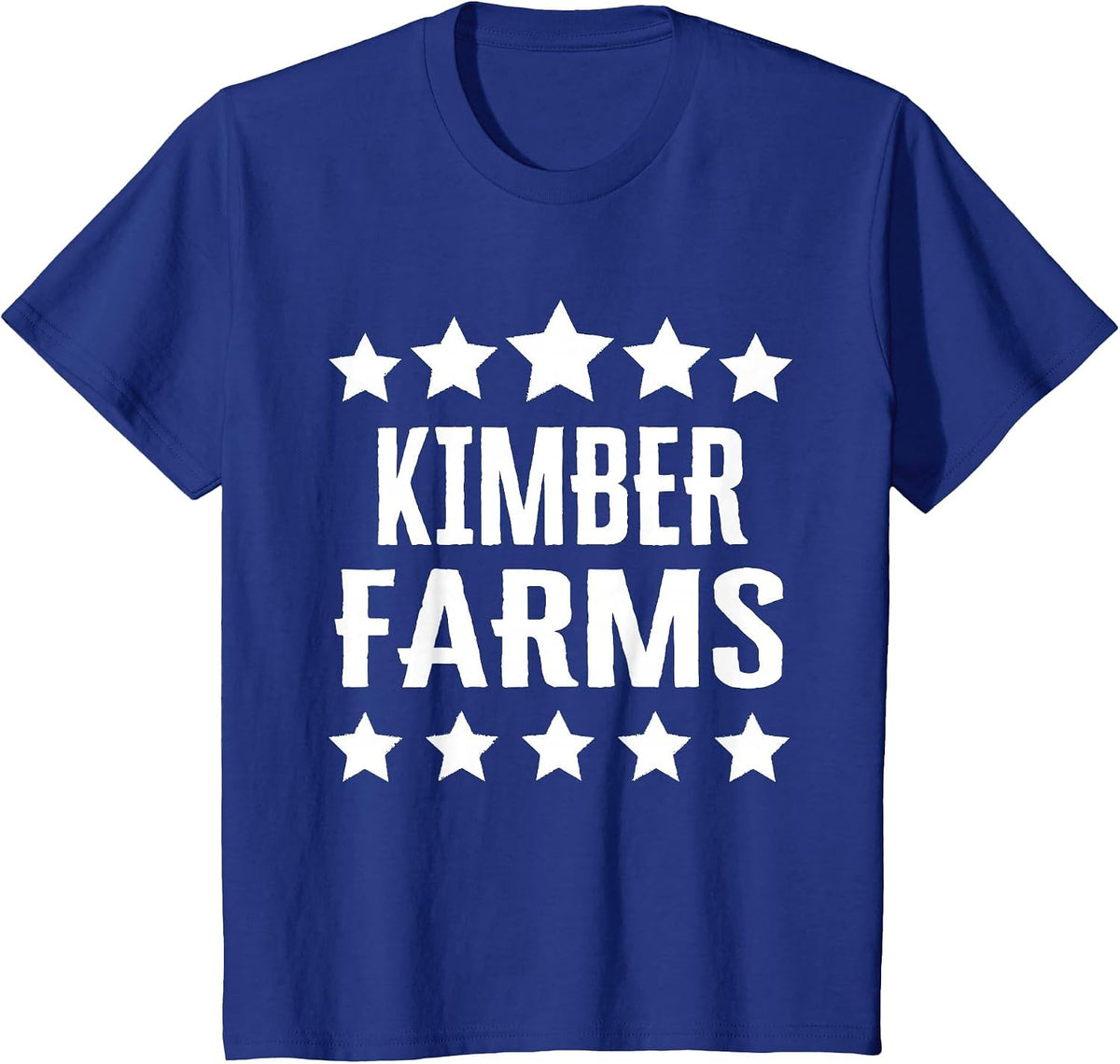 Kimber Farms Family Reunion Squad First Last Name T-Shirt - Royal Blue