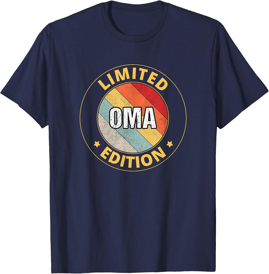 Oma T-Shirt - Navy Blue