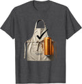 Men's Cooler Duty Complete Funny Labor Day Beer Humor Cookout T-Shirt - Dark Heather Grey