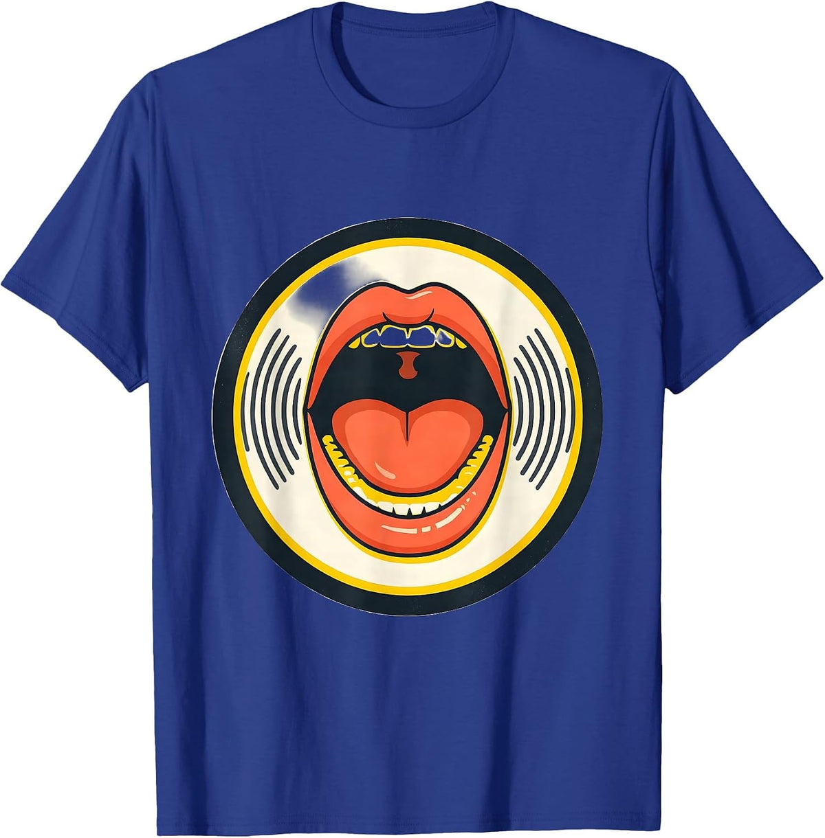 Articulator Badge Cute Speech-Language Pathologist SLP T-Shirt - Royal Blue