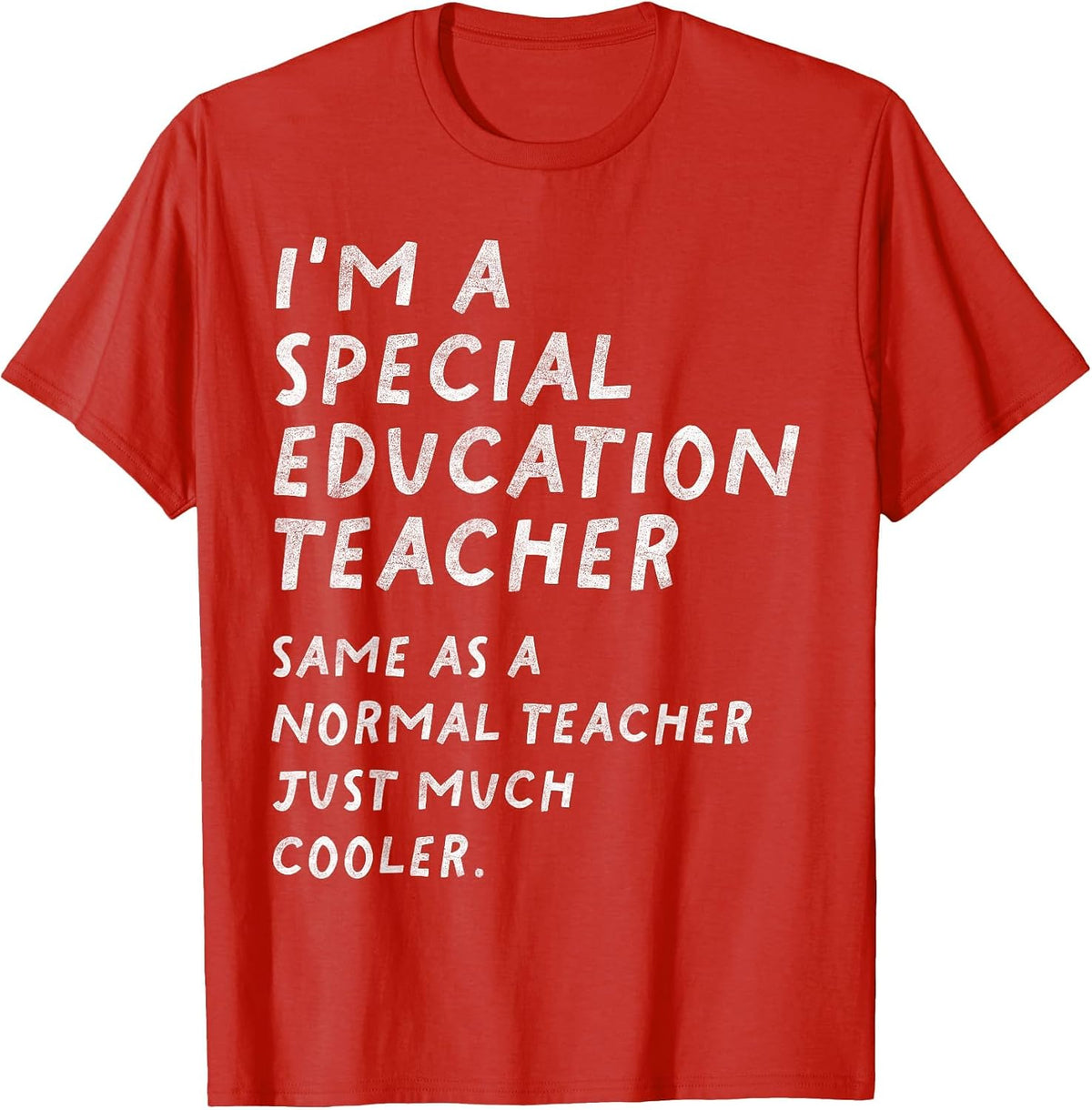 Special Education Teacher Definition Funny T-Shirt - Red
