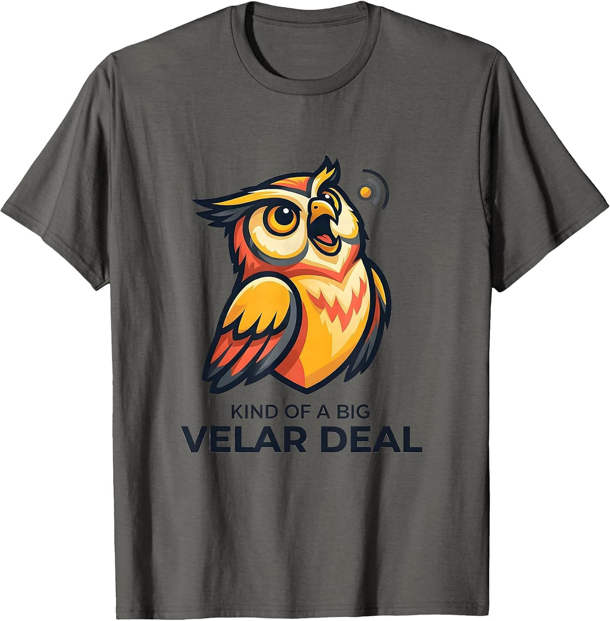 Men's Kind Of A Big Velar Deal Funny Speech Language Pathologist T-Shirt - Asphalt Grey