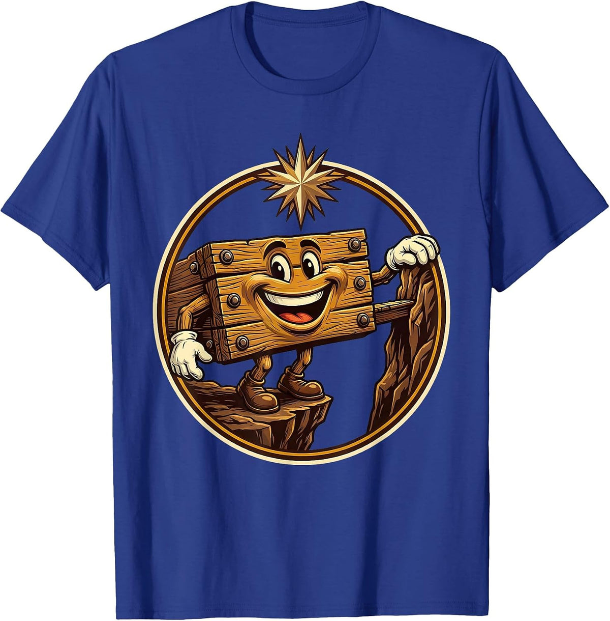 Social Worker Bridge Builder Graphic Design T-Shirt - Royal Blue