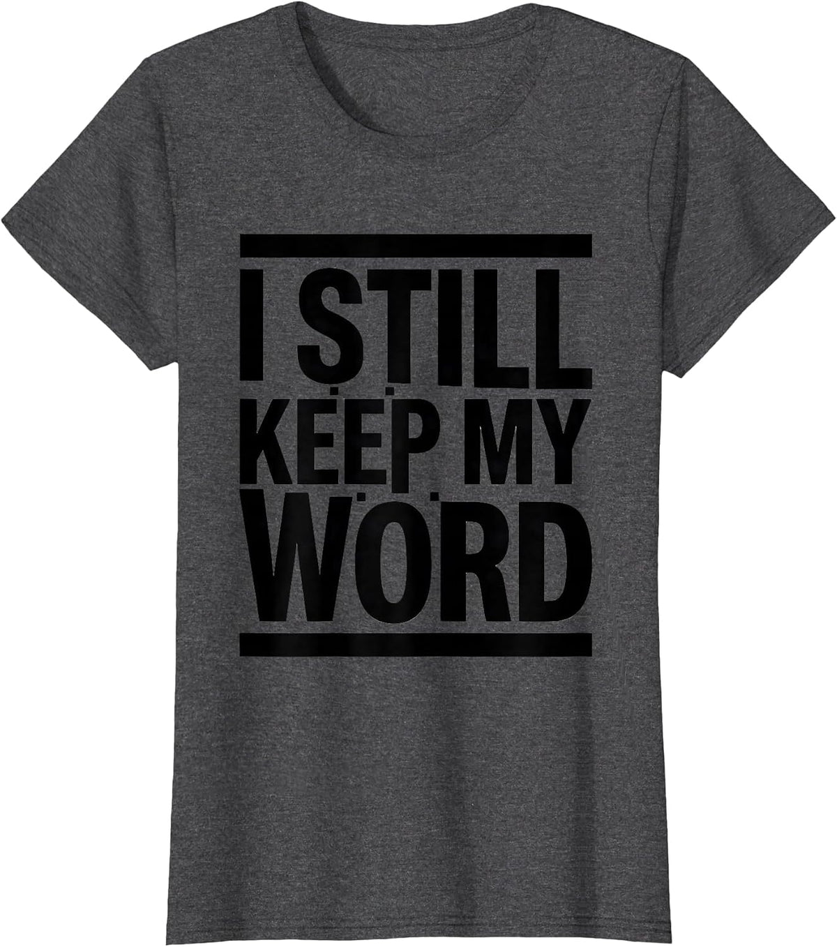 Women's I Still Keep My Word Masonic Brotherhood Freemason Pride T-Shirt - Dark Heather Grey