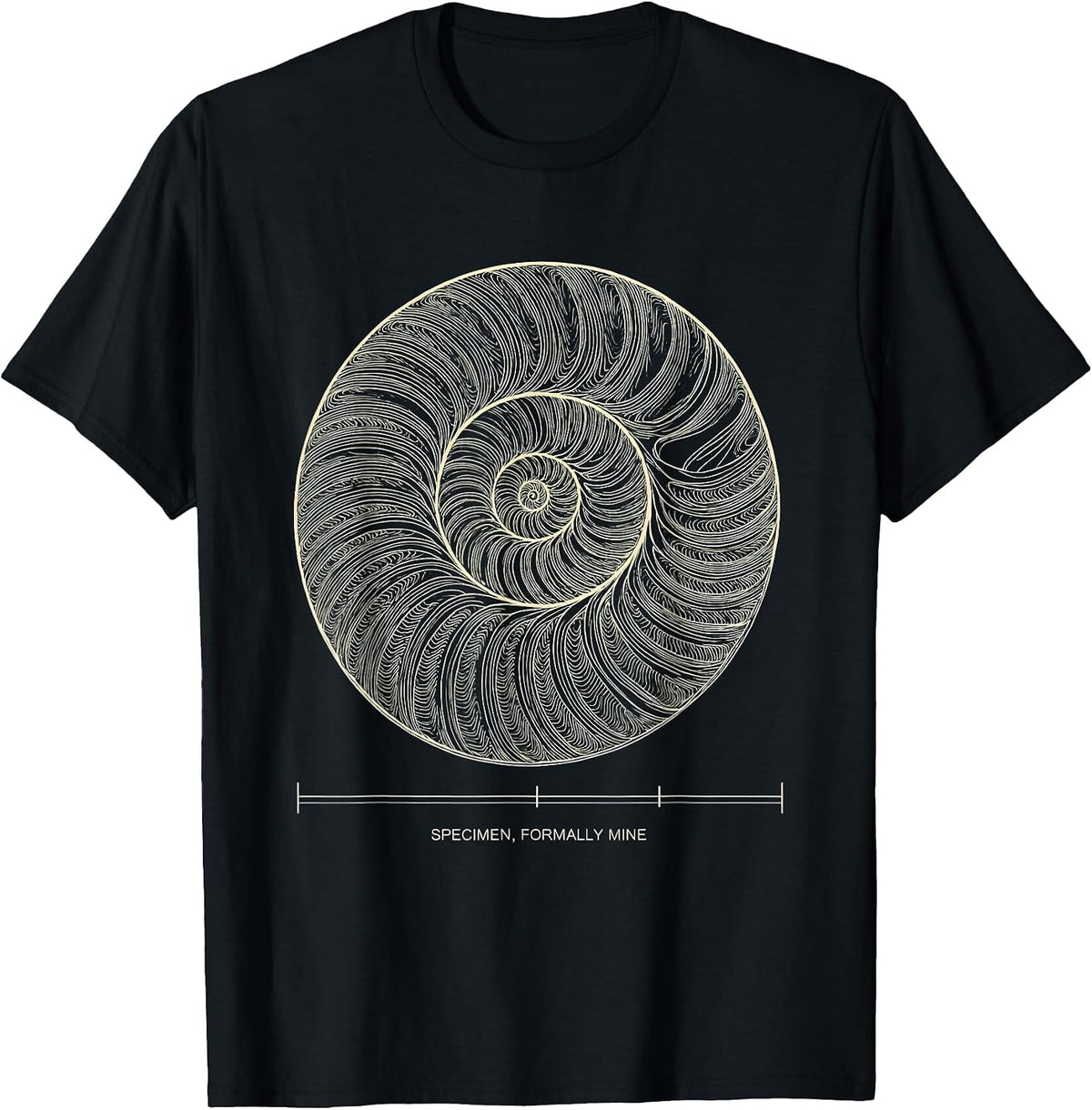 Men's Specimen, Formally Mine Topographic Contour Funny Rock T-Shirt - Black
