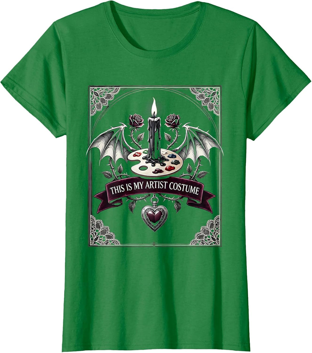 This Is My Artist Costume Halloween Design T-Shirt - Kelly Green