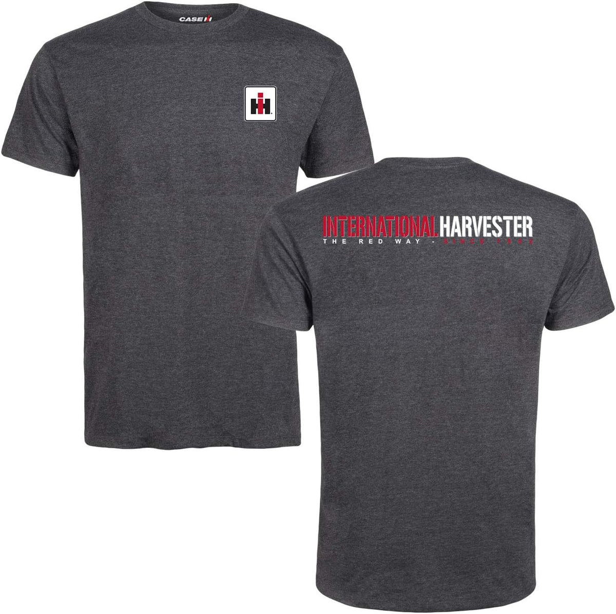 International Harvester - A Better Way - Mens Short Sleeve Tee - Heather Charcoal
