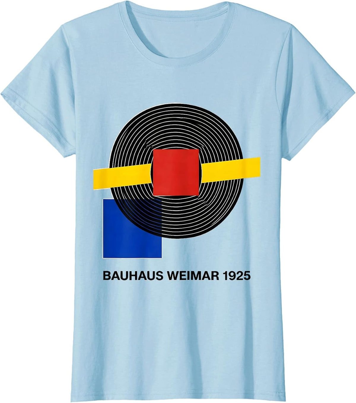 Bauhaus Weimar 1925 Bauhaus Modernist Art History Design T-Shirt - Baby Blue