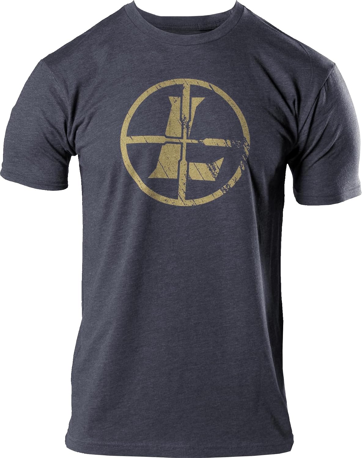 Leupold Distressed Reticle Tee - Charcoal Heather