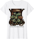 Women's We Make A Fine Team Like Hostages Funny Chameleon Humor T-Shirt - White