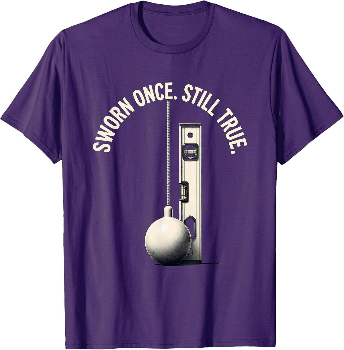 Sworn Once Still True Masonic Freemason Fraternal Pride T-Shirt - Purple