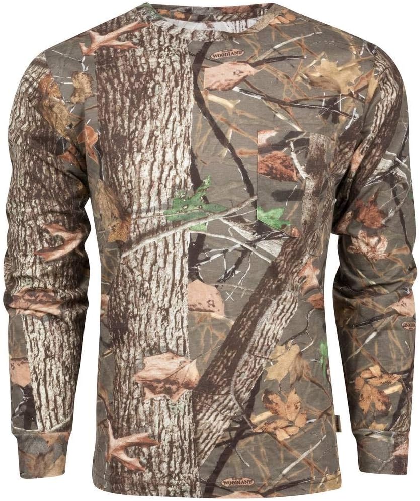 King's Camo Classic Long Sleeve T-Shirt - Woodland Shadow