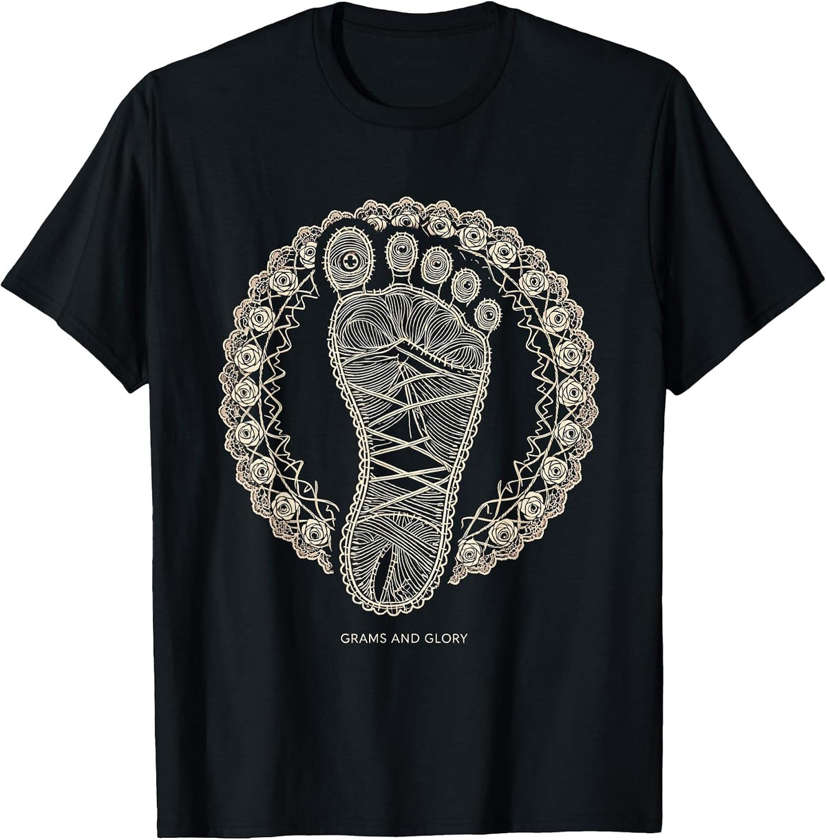 Men's Grams and Glory NICU Nurse Design T-Shirt - Black