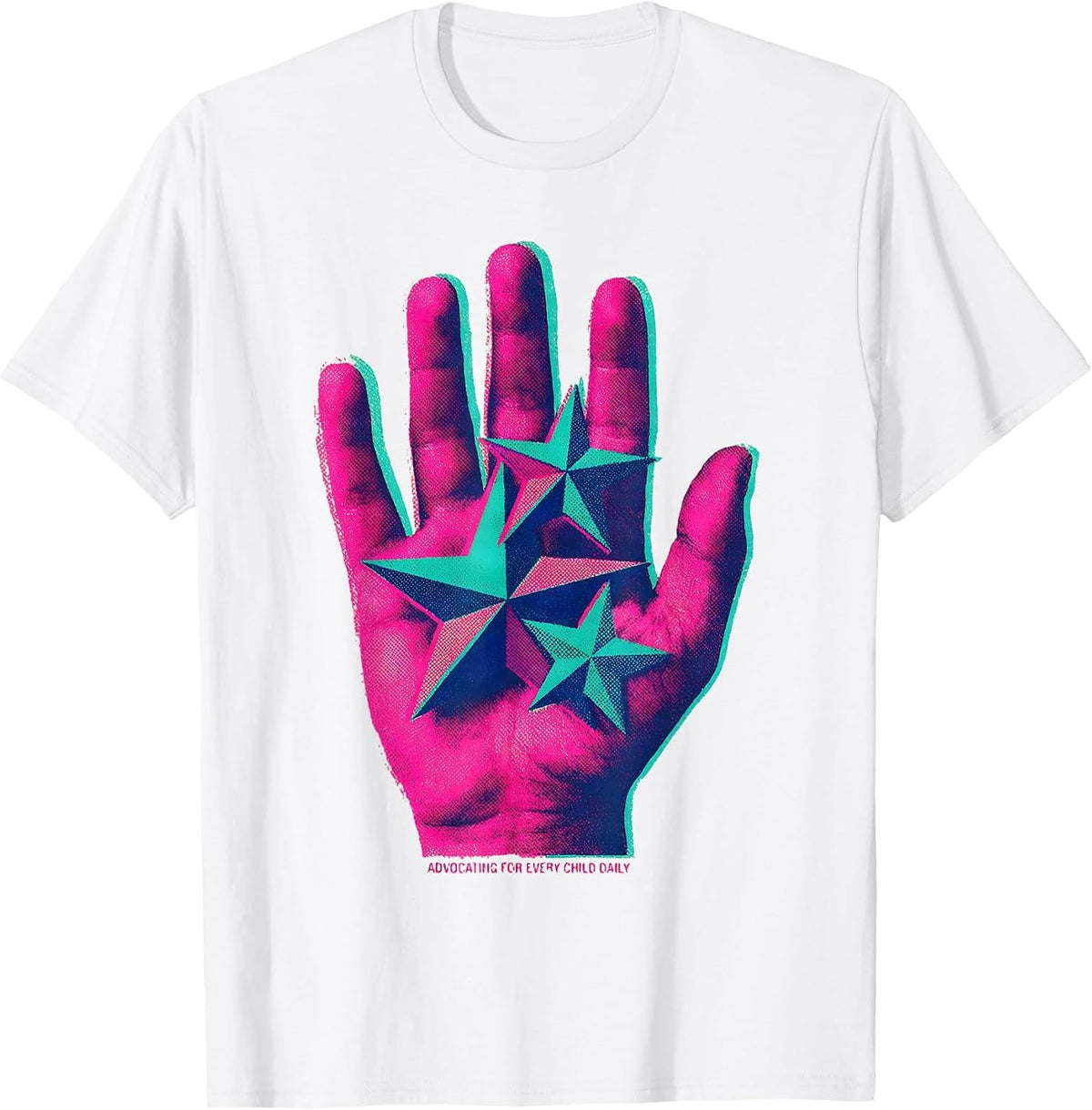 Men's Advocating for Every Child Daily Special Ed Teacher T-Shirt - White