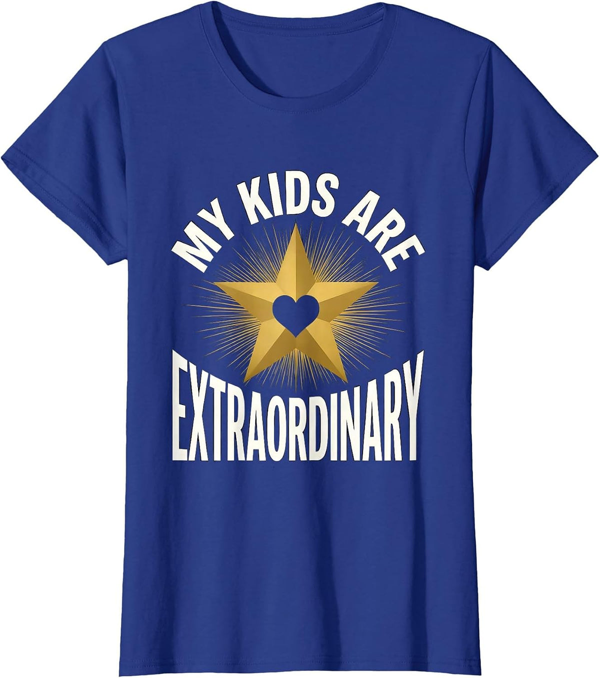 Women's My Kids Are Extraordinary Special Education Teacher T-Shirt - Royal Blue