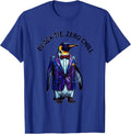 Black Tie Zero Chill Funny Tuxedo Design T-Shirt - Royal Blue