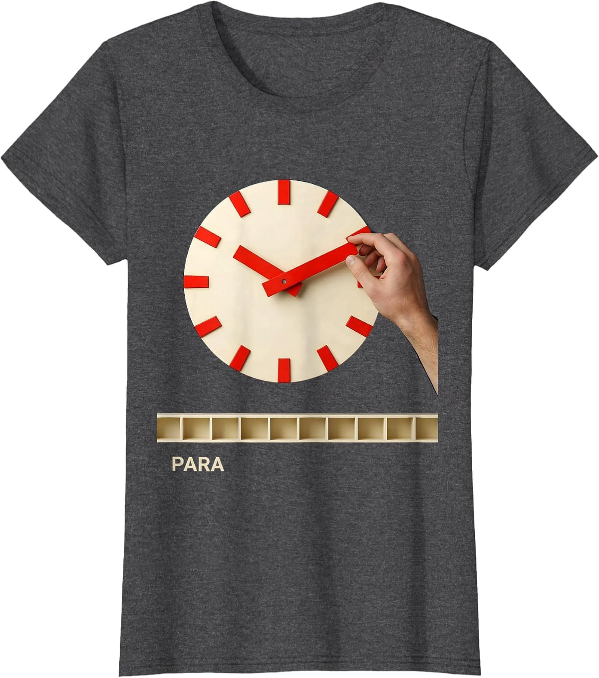 Women's Para Funny Paraprofessional Paraeducator Teacher Aide T-Shirt - Dark Heather Grey