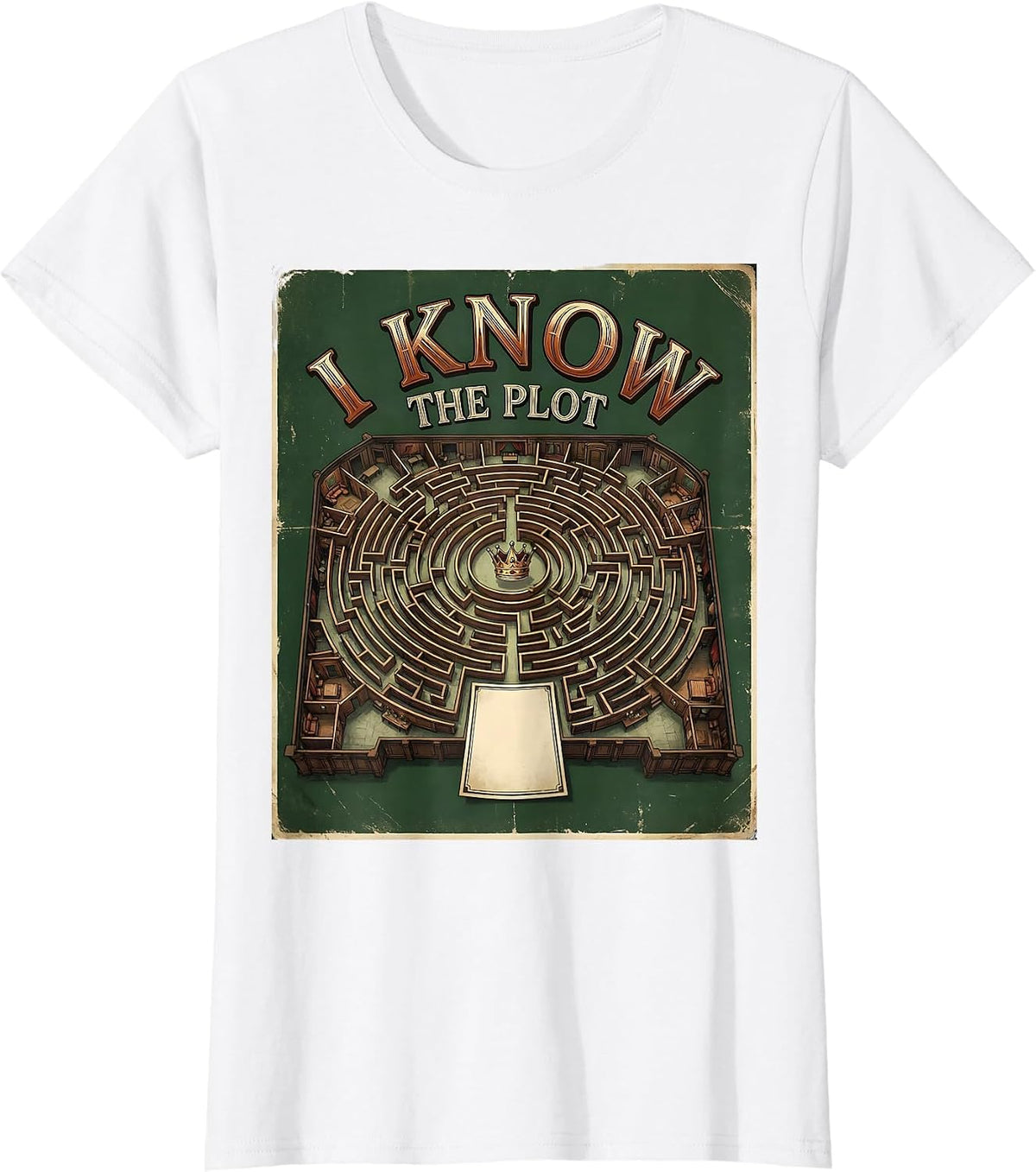 I Know The Plot Vintage Shakespeare Literary Drama Humor T-Shirt - White