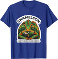 Chameleon I Match Everyone's Energy Bold Animal Art Gift T-Shirt - Royal Blue