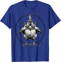 Bold Hen Halloween Farm Humor Chicken Lover Costume T-Shirt - Royal Blue