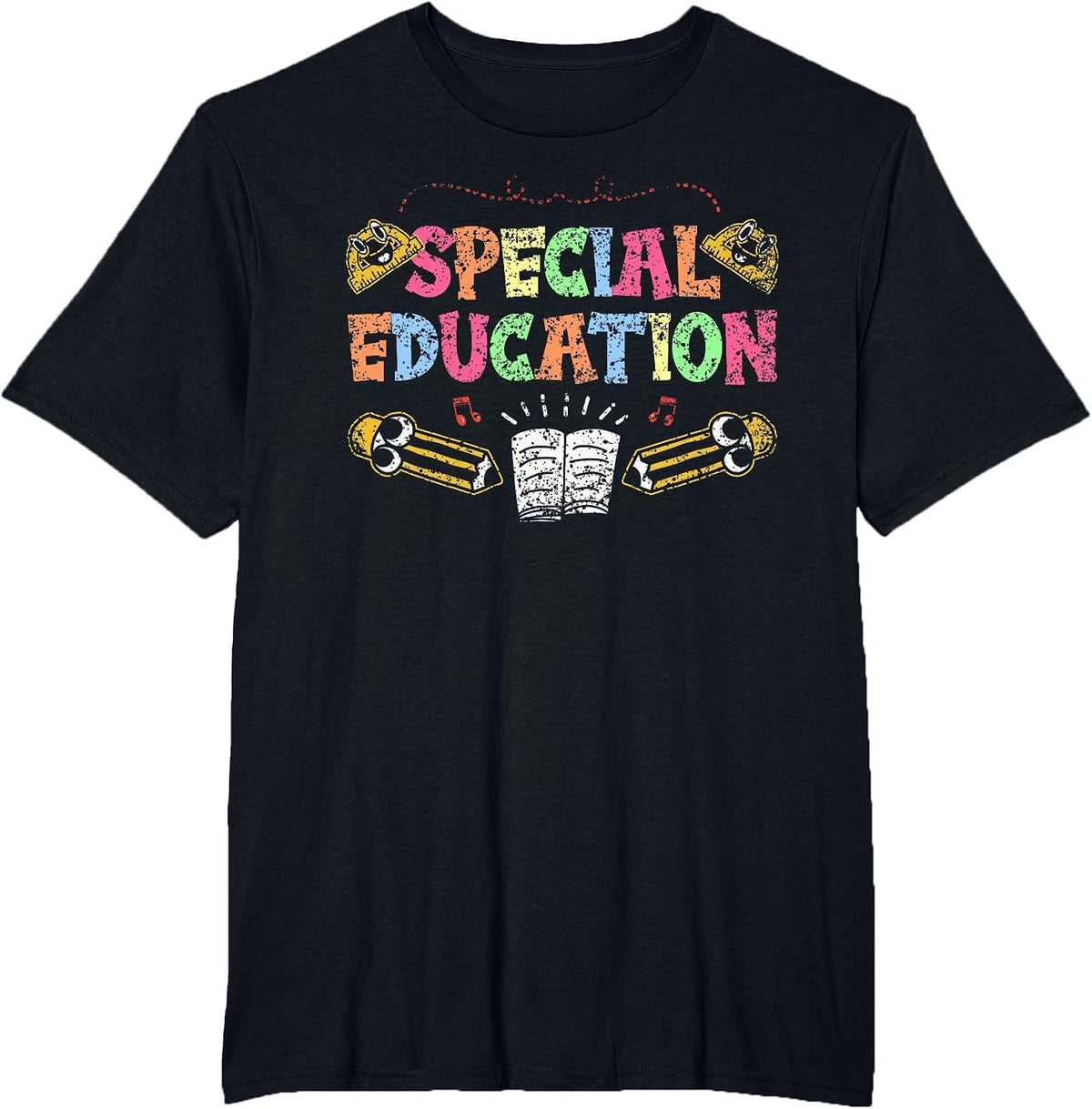 Special Education Teacher Awareness Cute Sped T-Shirt - Black