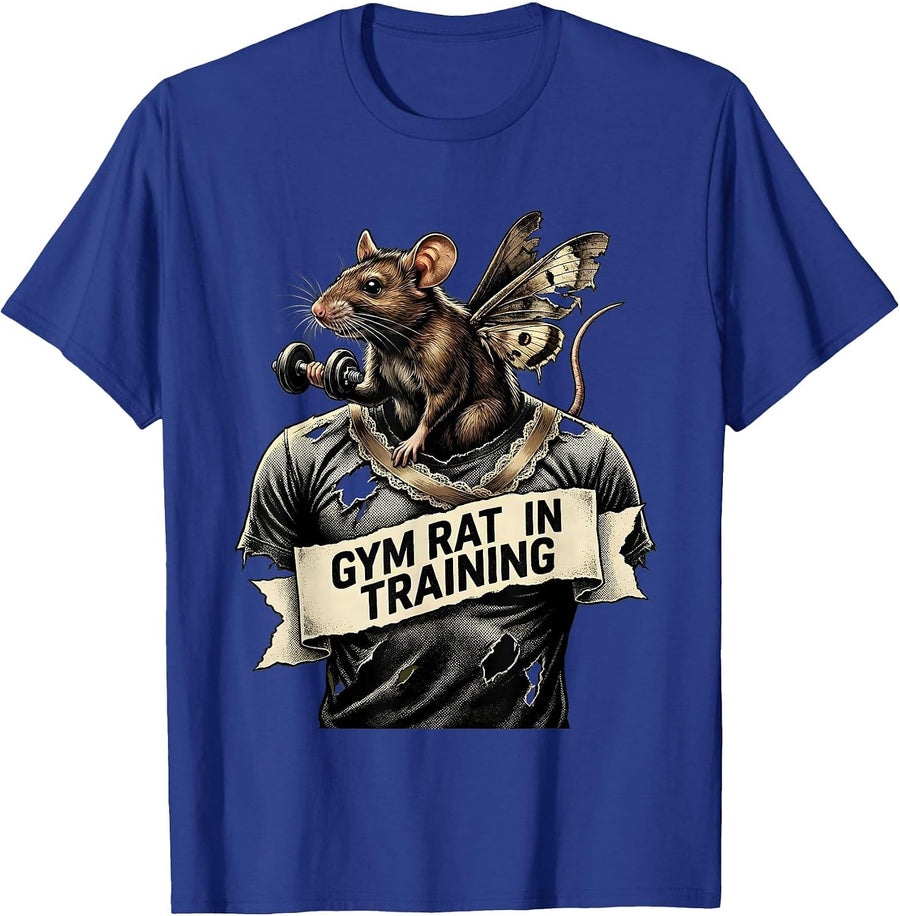 Gym Rat In Training Funny Workout Design T-Shirt - Royal Blue