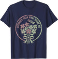 Stronger Than What Broke Me Veteran Design T-Shirt - Navy Blue