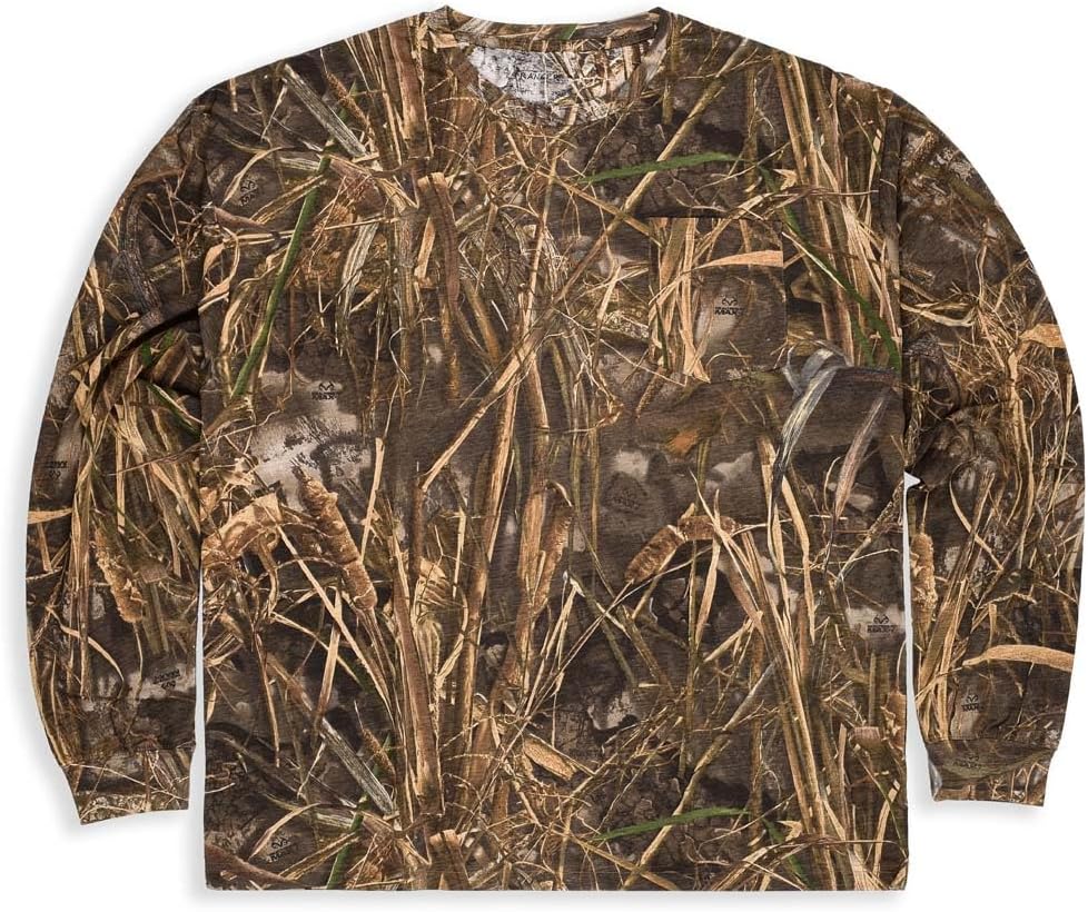 Realtree Camo Unisex Adults T-Shirts - Realtree Max7