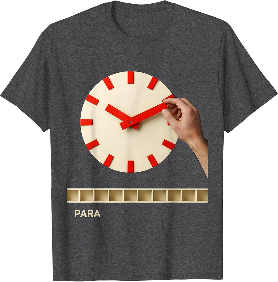 Men's Para Funny Paraprofessional Paraeducator Teacher Aide T-Shirt - Dark Heather Grey