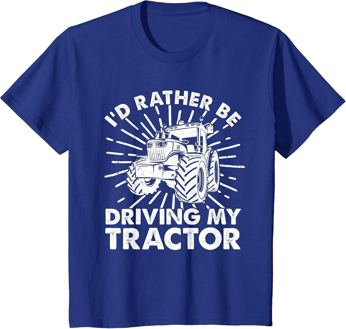 Cool Tractor Design for Men Women Tractor Driver Farm Farmer T-Shirt - Royal Blue