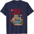 My First Human Sacrifice Occult Goth Vintage Childgame T-Shirt - Navy Blue