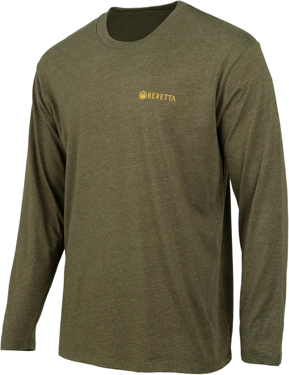 Beretta Men's Wing Drop Long Sleeve T-Shirt - Heather Mil Green