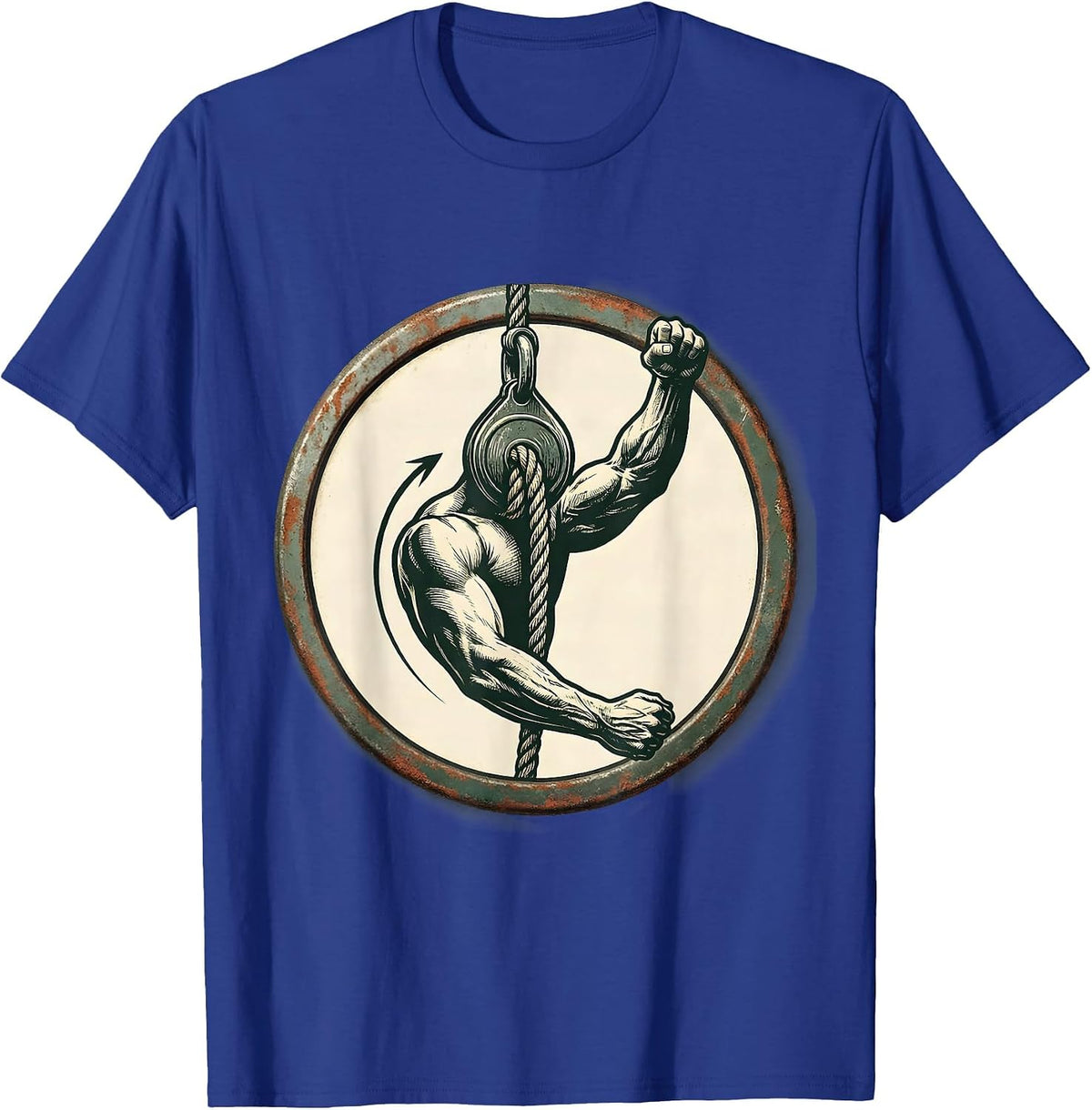 Sealed Therapy Team Vintage Rehab Clinician Appreciation T-Shirt - Royal Blue