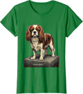 Women's The Cav Landlord Funny Cavalier King Charles Spaniel Owner T-Shirt - Kelly Green