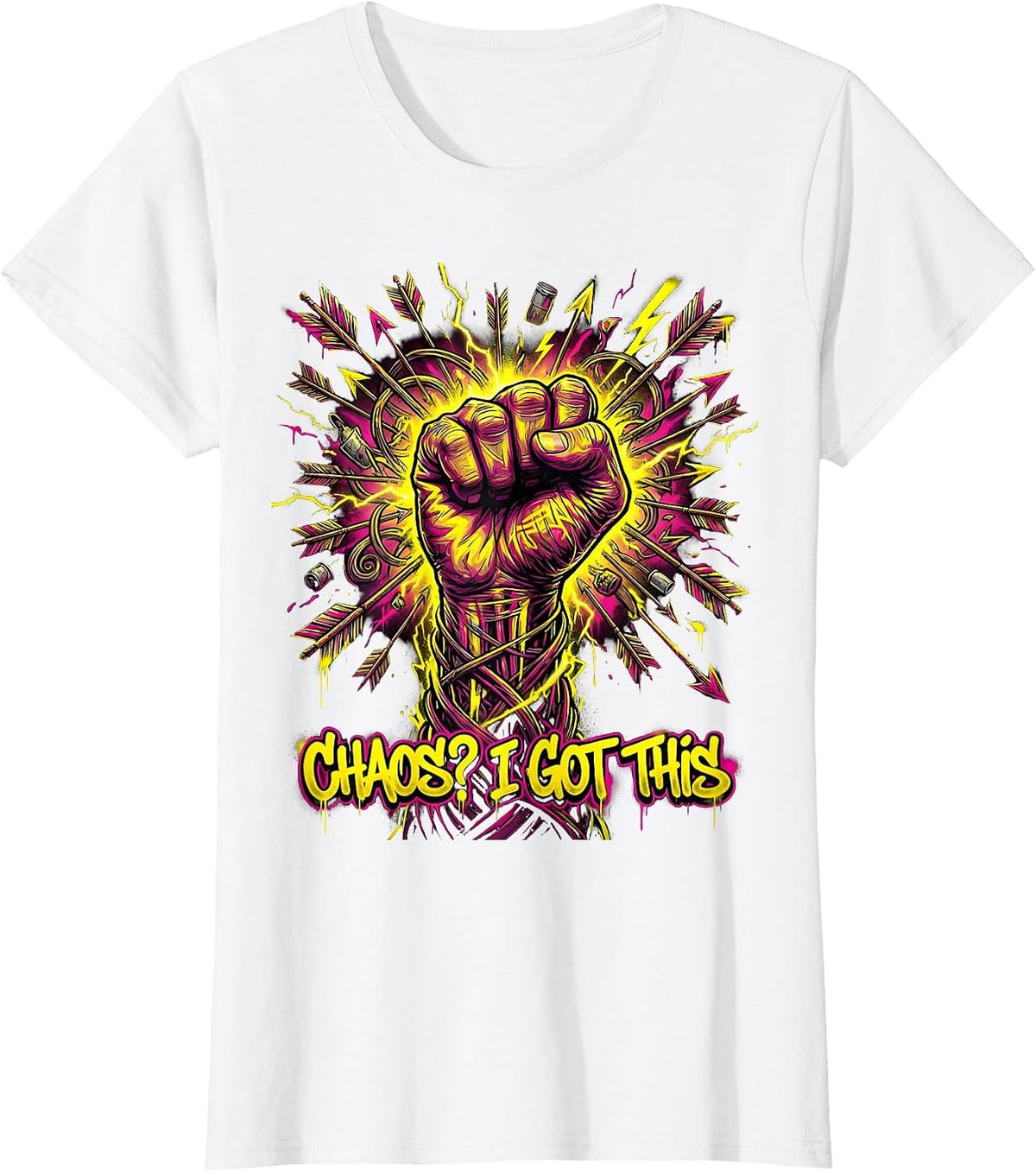 Chaos Coordinator Chaos I Got This Design T-Shirt - White