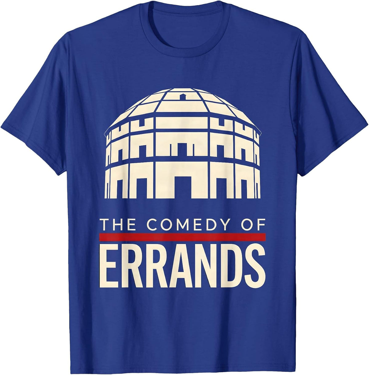 The Comedy Of Errands Funny English Literature Teacher T-Shirt - Royal Blue