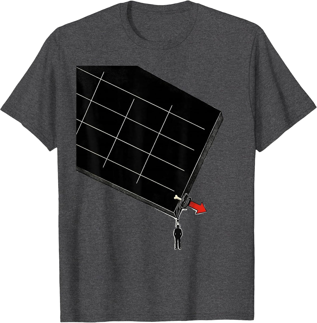 Para Support Monumental Schedule Humor T-Shirt - Dark Heather Grey
