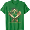 Men's Built by Helping Hands Labor Day Heartbeat Design T-Shirt - Kelly Green